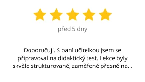 reference doučování