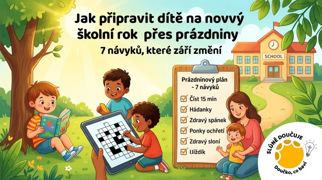 Jak připravit dítě na nový školní rok přes prázdniny: 7 návyků, které září změní
